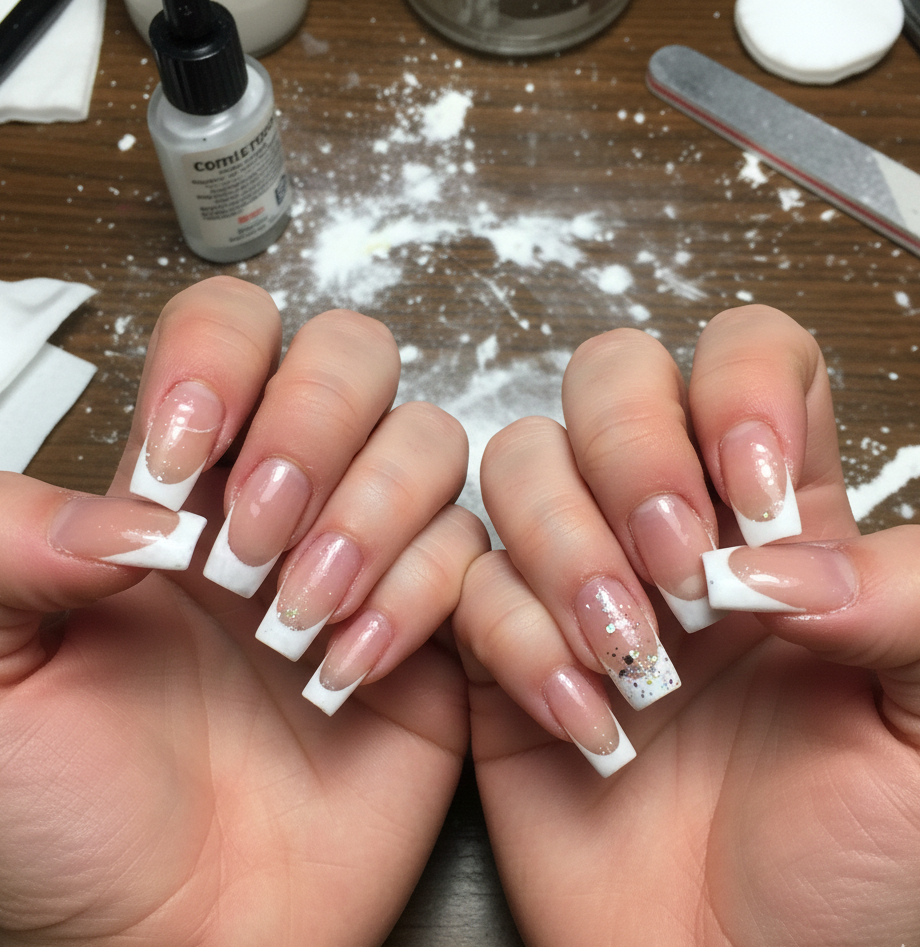 Uñas acrílicas profesionales vs. kits caseros: ¿vale la pena el riesgo?